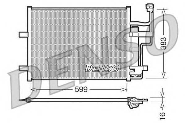 DENSO DCN44003 Конденсатор, кондиционер DENSO DCN44003 Конденсатор, кондиционер