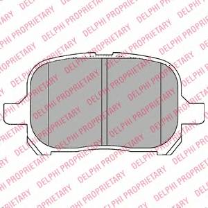 DELPHI LP1144 Комплект тормозных колодок... DELPHI LP1144 Комплект тормозных колодок...