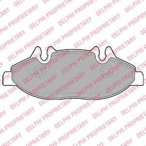 DELPHI LP1947 Комплект тормозных колодок