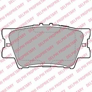 DELPHI LP2004 Комплект гальмівних колодо... DELPHI LP2004 Комплект гальмівних колодо...