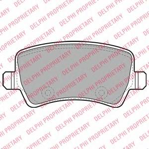 DELPHI LP2008 Комплект тормозных колодок