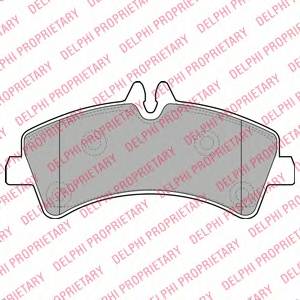 DELPHI LP1984 Комплект тормозных колодок...