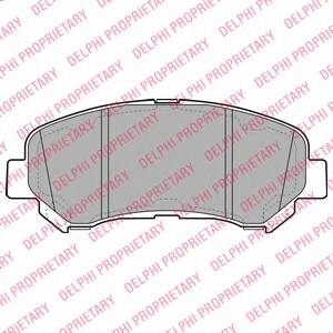 DELPHI LP2031 Комплект гальмівних колодо... DELPHI LP2031 Комплект гальмівних колодо...