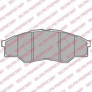 DELPHI LP2060 Комплект тормозных колодок...