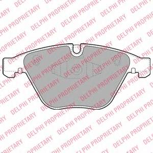 DELPHI LP2067 Комплект тормозных колодок