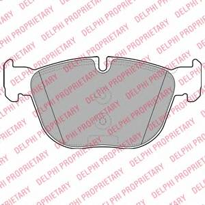 DELPHI LP2090 Комплект тормозных колодок