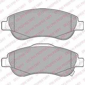 DELPHI LP2093 Комплект тормозных колодок