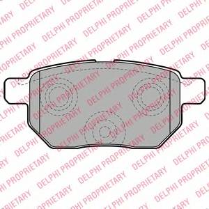DELPHI LP2105 Комплект тормозных колодок