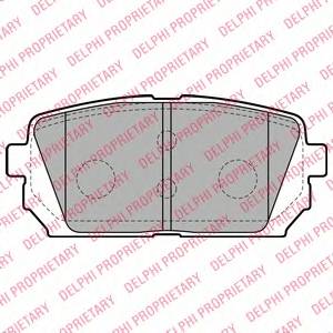 DELPHI LP2051 Комплект тормозных колодок... DELPHI LP2051 Комплект тормозных колодок...