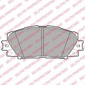 DELPHI LP2135 Комплект тормозных колодок... DELPHI LP2135 Комплект тормозных колодок...