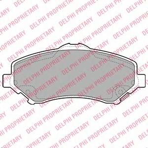 DELPHI LP2143 Комплект гальмівних колодо... DELPHI LP2143 Комплект гальмівних колодо...