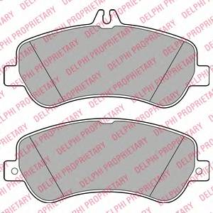 DELPHI LP2146 Комплект гальмівних колодо...