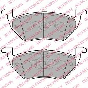 DELPHI LP2158 Комплект тормозных колодок... DELPHI LP2158 Комплект тормозных колодок...