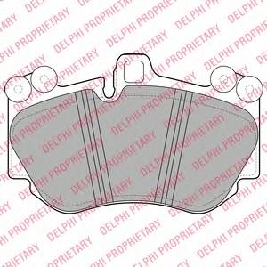 DELPHI LP2116 Комплект тормозных колодок... DELPHI LP2116 Комплект тормозных колодок...