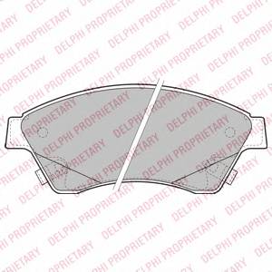 DELPHI LP2171 Комплект гальмівних колодо... DELPHI LP2171 Комплект гальмівних колодо...