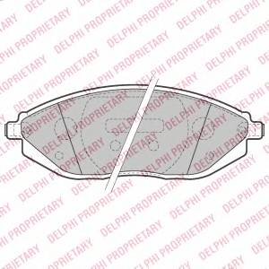 DELPHI LP2218 Комплект тормозных колодок... DELPHI LP2218 Комплект тормозных колодок...