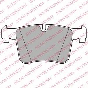 DELPHI LP2234 Комплект тормозных колодок