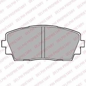 DELPHI LP2296 Комплект тормозных колодок... DELPHI LP2296 Комплект тормозных колодок...