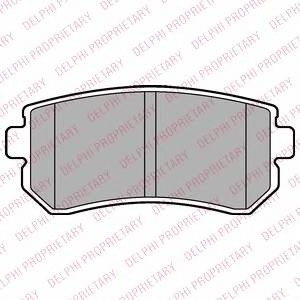 DELPHI LP2303 Комплект тормозных колодок... DELPHI LP2303 Комплект тормозных колодок...