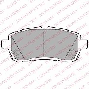 DELPHI LP2306 Комплект тормозных колодок... DELPHI LP2306 Комплект тормозных колодок...