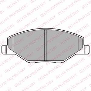 DELPHI LP2444 Комплект тормозных колодок... DELPHI LP2444 Комплект тормозных колодок...