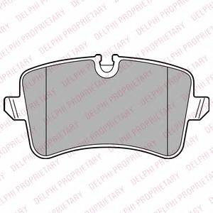 DELPHI LP2446 Комплект тормозных колодок...