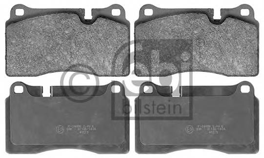 FEBI BILSTEIN 116125 Комплект тормозных колодок