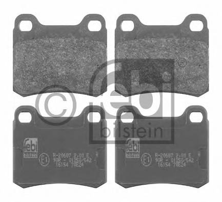 FEBI BILSTEIN 16154 Комплект тормозных колодок...