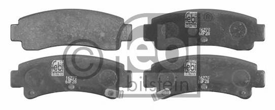 FEBI BILSTEIN 16270 Комплект тормозных колодок