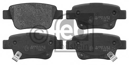 FEBI BILSTEIN 16652 Комплект гальмівних колодо...