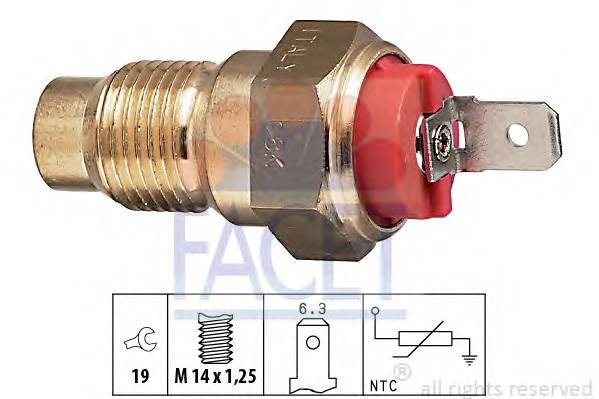 FACET 7.3203 Датчик, температура масла; ... FACET 7.3203 Датчик, температура масла; ...
