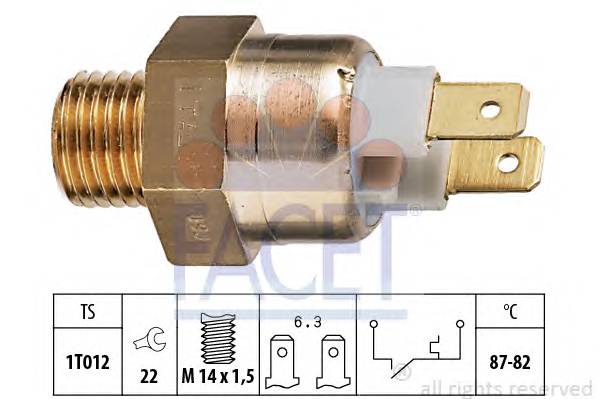 FACET 7.5146 Термовыключатель, вентилят...