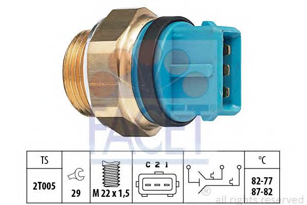FACET 7.5630 Термовыключатель, вентилят...