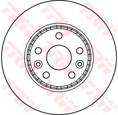 TRW DF6110 Гальмівний диск TRW DF6110 Гальмівний диск