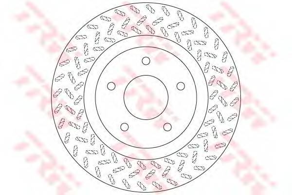 TRW DF6206 Тормозной диск