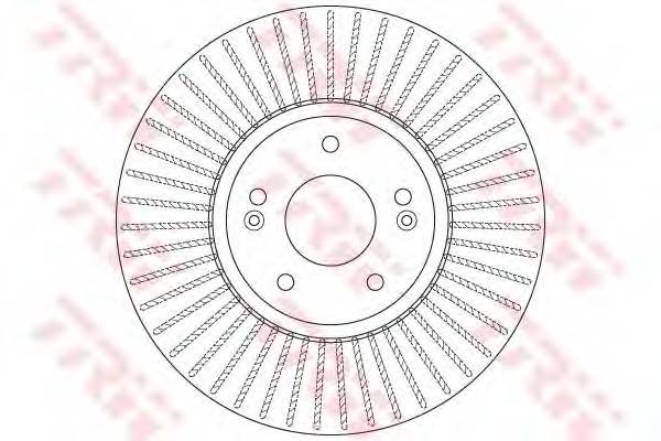 TRW DF6222 Тормозной диск