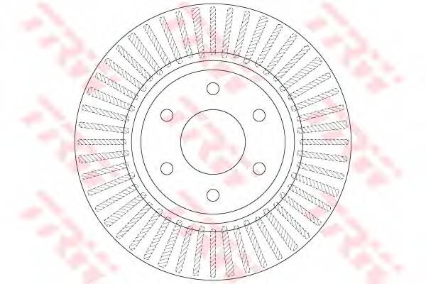TRW DF6416 Тормозной диск TRW DF6416 Тормозной диск