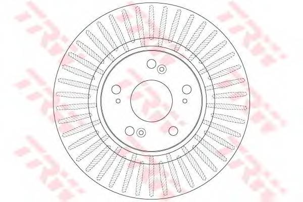TRW DF6432S Тормозной диск