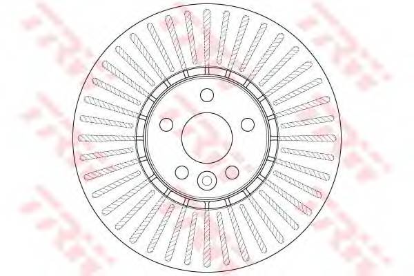 TRW DF6472S Тормозной диск TRW DF6472S Тормозной диск