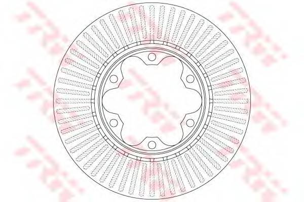 TRW DF6481 Тормозной диск