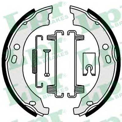 LPR 01003 Комплект тормозных колодок...