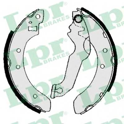 LPR 04800 Комплект тормозных колодок
