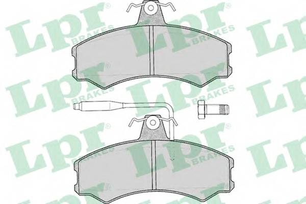 LPR 05P012 Комплект тормозных колодок