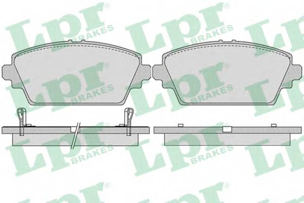 LPR 05P1036 Комплект тормозных колодок