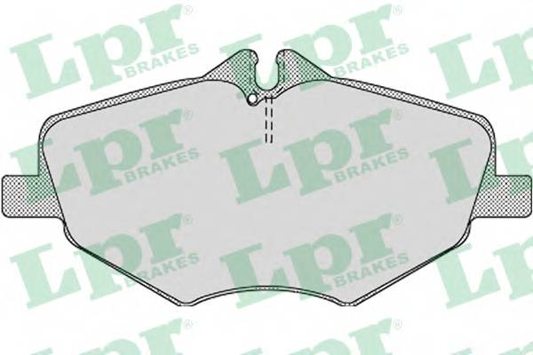 LPR 05P1124 Комплект гальмівних колодо...
