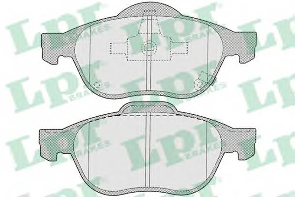 LPR 05P1215 Комплект тормозных колодок