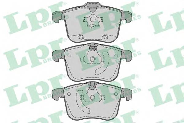 LPR 05P1244 Комплект тормозных колодок