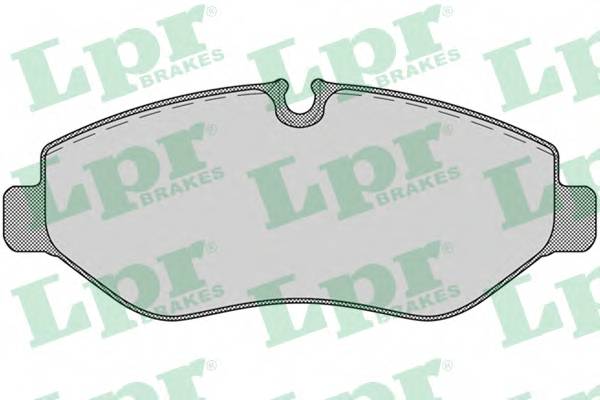 LPR 05P1275 Комплект тормозных колодок