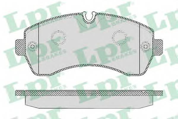 LPR 05P1295 Комплект тормозных колодок