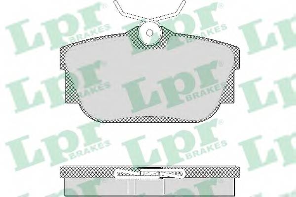 LPR 05P1303 Комплект гальмівних колодо...